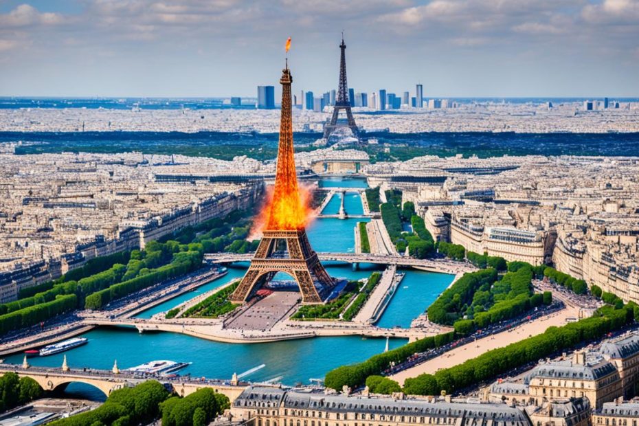 Olympic flame Paris